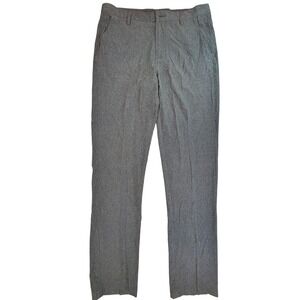 27three Mens Gray Performance Stretch‎ Dress Pants 34x34